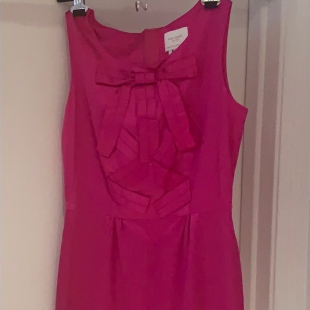 Pink Silk Kate Spade “Amelia” Dress